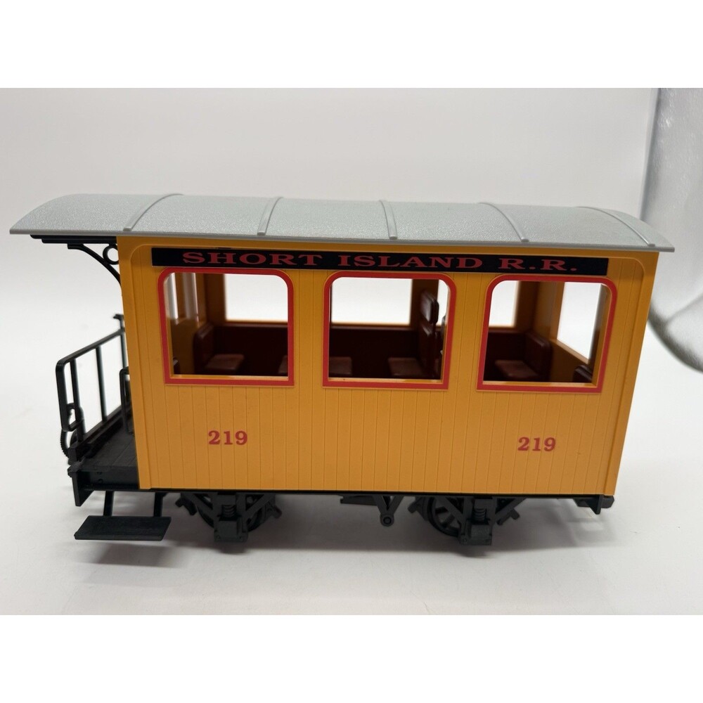 LGB 93002 Short Island Railroad Passenger Car #219 G Gauge Lehmann w Box